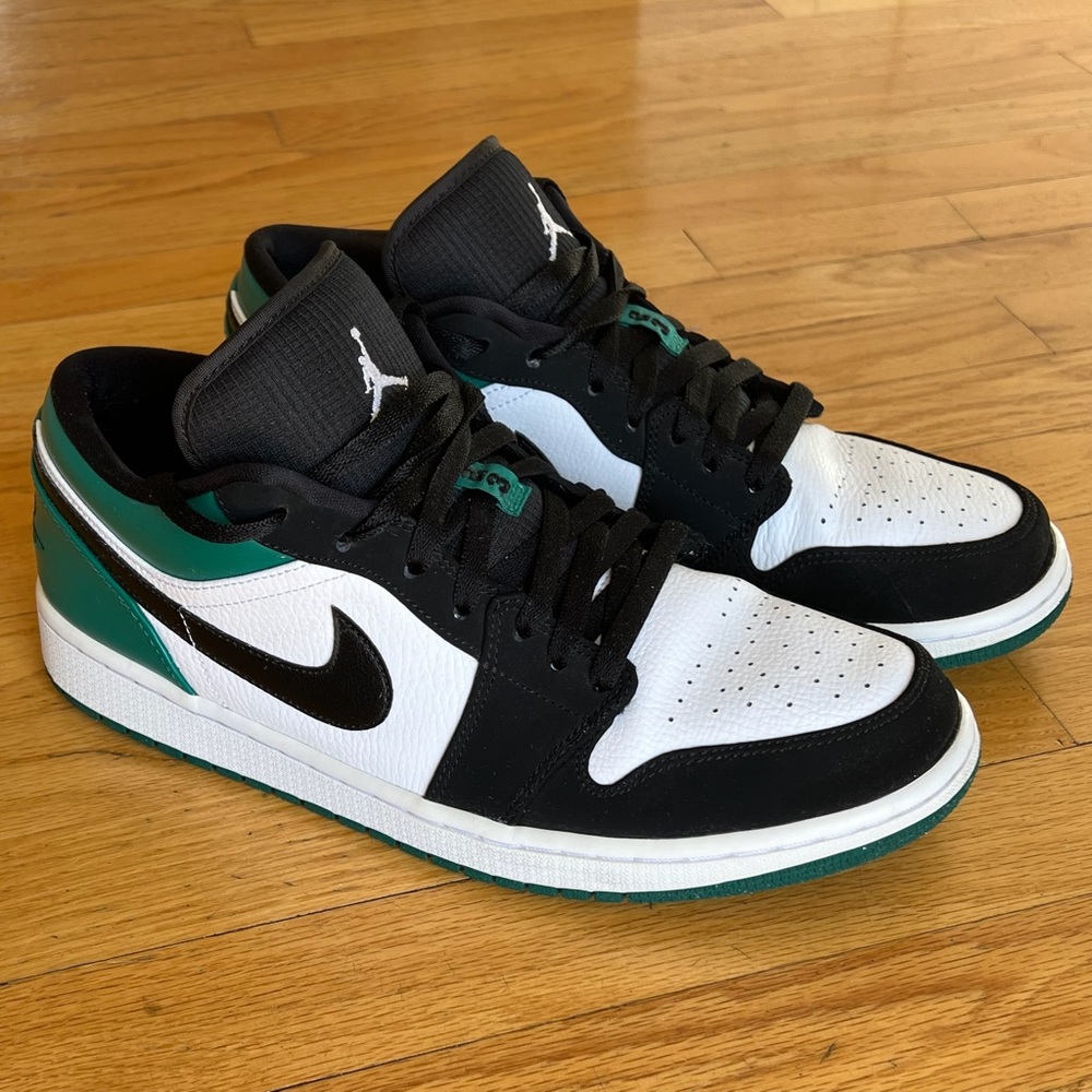 Nike Air Jordan 1 Low Mystic Green Men’s Size 12 553558 113